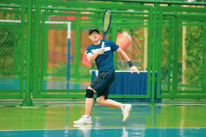 Hàng chục sân tennis được quy hoạch trong nội khu Vinhomes Ocean Park tạo điều kiện rèn luyện hàng ngày trước trận đấu cho các vận động viên
