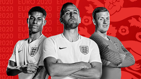 ĐT Anh dẫn đầu top 10 đội tuyển đắt giá nhất VCK EURO 2020