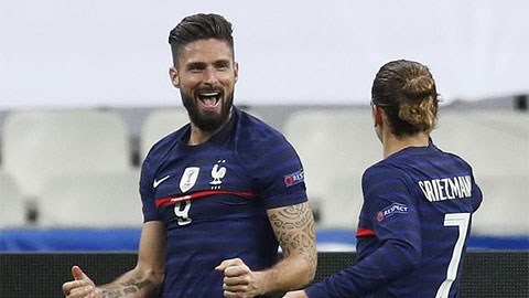 Giroud phả hơi nóng vào gáy Henry ở kỷ lục đáng ngưỡng mộ tại tuyển Pháp