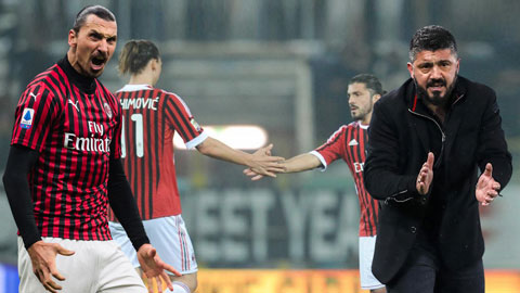 Gattuso và Ibrahimovic từng là đồng đội trong 2 năm tại Milan