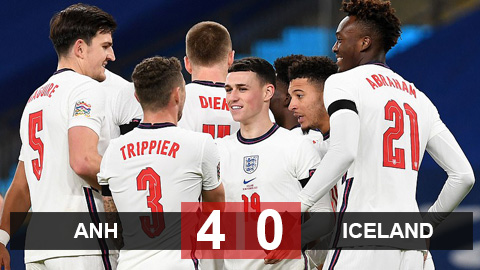 Kết quả Anh 4-0 Iceland: Tam sư chia tay Nations League mãn nhãn Kết quả Anh 4-0 Iceland: Tam sư chia tay Nations League mãn nhãn