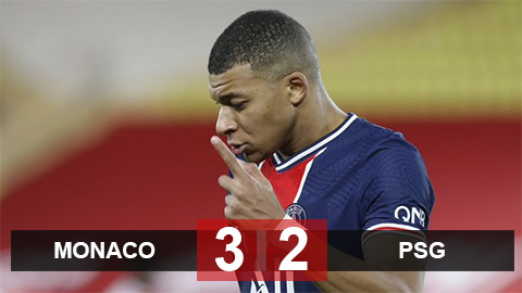 Kết quả Monaco 3-2 PSG: Ngược dòng ngoạn mục Kết quả Monaco 3-2 PSG: Ngược dòng ngoạn mục
