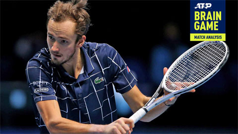 Daniil Medvedev lần đầu vô địch ATP Finals: Thành công nhờ mạo hiểm