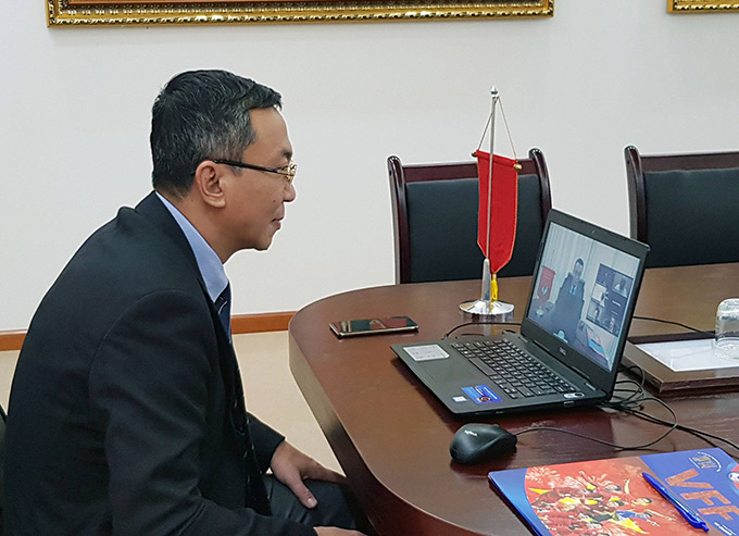 PCT VFF Trần Quốc Tuấn tham gia họp trực tuyến