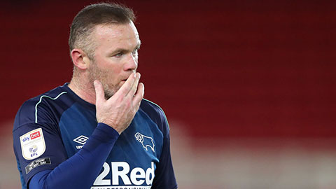 Rooney thua sấp mặt ở trận thứ 2 dẫn dắt Derby County