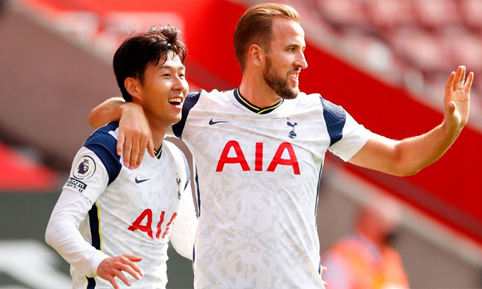 Kane và Son sẽ là niềm hy vọng giành chiến thắng của Tottenham