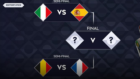 Bốc thăm bán kết Nations League 2021: Italia vs Tây Ban Nha, Bỉ vs Pháp Bốc thăm bán kết Nations League 2021: Italia vs Tây Ban Nha, Bỉ vs Pháp