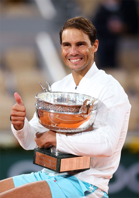 Vô địch Roland Garros 2020, Nadal nối dài kỷ lục lên 13 lần đăng quang tại đây