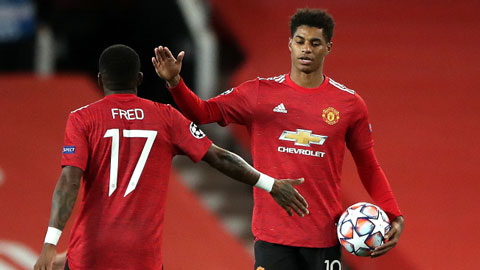 Fred bị loại ở trận đấu với West Ham, Rashford chưa rõ khả năng ra sân
