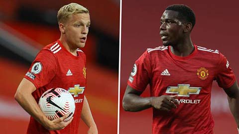 Evra cười nhạo kẻ so sánh Pogba với Van de Beek
