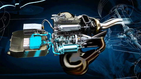 Động cơ V6 Hybrid Turbo 1,6 lít  được sử dụng từ mùa giải 2014