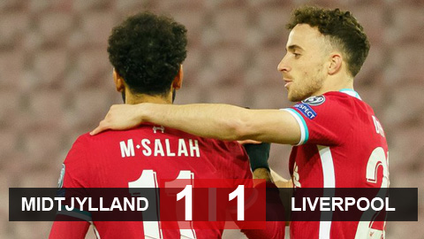 Kết quả Midtjylland 1-1 Liverpool: Salah nổ súng, Liverpool vẫn không giành 3 điểm Kết quả Midtjylland 1-1 Liverpool: Salah nổ súng, Liverpool vẫn không giành 3 điểm