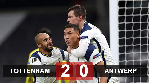 Kết quả Tottenham 2-0 Royal Antwerp: Tottenham B xuất sắc chiếm ngôi đầu bảng Kết quả Tottenham 2-0 Royal Antwerp: Tottenham B xuất sắc chiếm ngôi đầu bảng