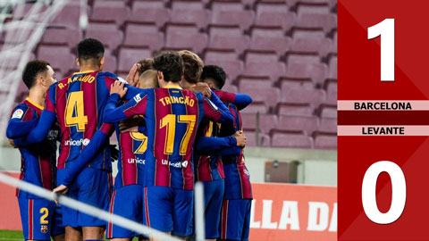 Kết quả Barca 1-0 Levante: Barca tìm lại niềm vui chiến thắng Kết quả Barca 1-0 Levante: Barca tìm lại niềm vui chiến thắng