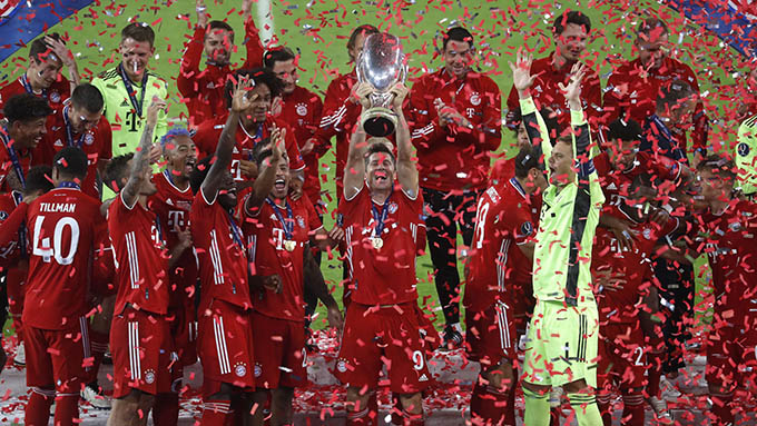 Với Siêu cúp châu Âu, Lewandowski đã có 5 danh hiệu với Bayern trong năm 2020