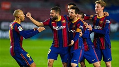 Điểm nhấn Barca 2-1 Sociedad: Messi mờ nhạt trong ngày lập cột mốc mới Điểm nhấn Barca 2-1 Sociedad: Messi mờ nhạt trong ngày lập cột mốc mới