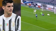 Thích biểu diễn giật gót, Morata khiến Juventus mất bàn thắng
