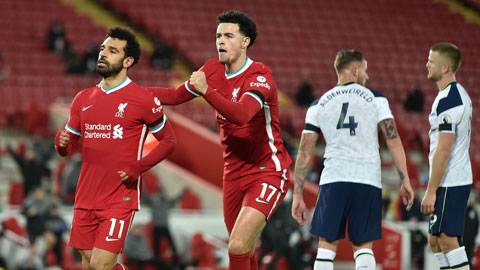 Liverpool đánh bại Tottenham với tỷ số 2-1: Bản lĩnh nhà vô địch