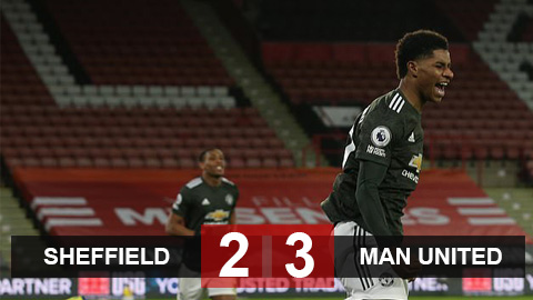 Kết quả Sheffield 2-3 Man United: Quỷ đỏ ngược dòng thắng trận thứ 6 liên tiếp trên sân khách