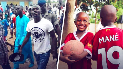 Sadio Mane luôn hướng về quê nhà Senegal để hỗ trợ, đóng góp trong các lĩnh vực như y tế, giáo dục... 