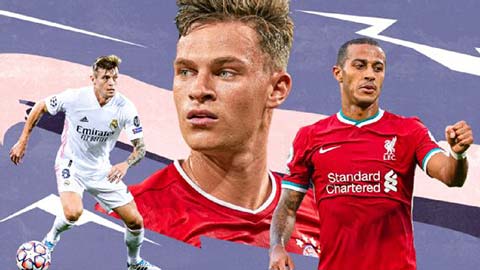 Top 10 tiền vệ trụ hay nhất 2020: Sao Bayern số 1, "bộ 3" Real góp mặt Top 10 tiền vệ trụ hay nhất 2020: Sao Bayern số 1, "bộ 3" Real góp mặt