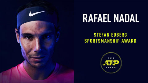 Đây là lần thứ tư, Nadal nhận giải thưởng danh giá này