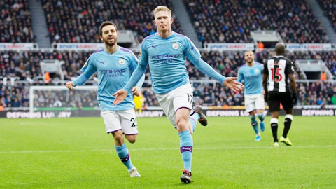 Man City đang hướng đến một chiến thắng đậm trước Newcastle