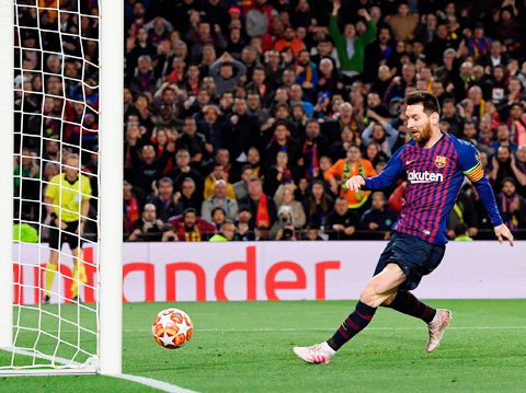 Dù thi đấu không với tâm lý hưng phấn nhất song Messi vẫn biết cách tỏa sáng trong những thời điểm quan trọng