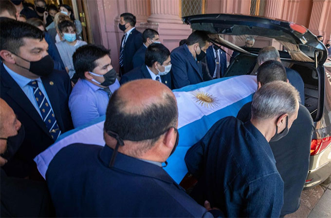 Đám tang của Maradona ở Argentina