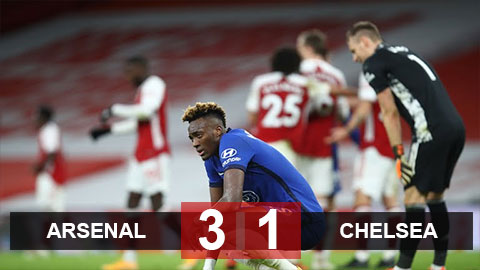 Kết quả Arsenal 3-1 Chelsea: Thua thảm Arsenal, Chelsea lỡ cơ hội vượt M.U trên BXH Kết quả Arsenal 3-1 Chelsea: Thua thảm Arsenal, Chelsea lỡ cơ hội vượt M.U trên BXH