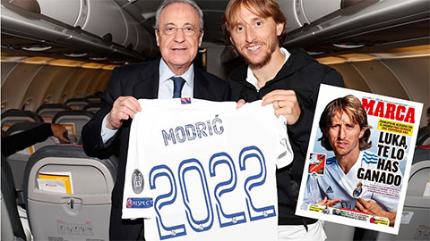 Luka Modric gia hạn hợp đồng với Real Madrid