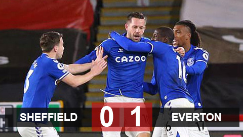 Kết quả Sheffield United 0-1 Everton: Everton leo lên vị trí nhì bảng Kết quả Sheffield United 0-1 Everton: Everton leo lên vị trí nhì bảng
