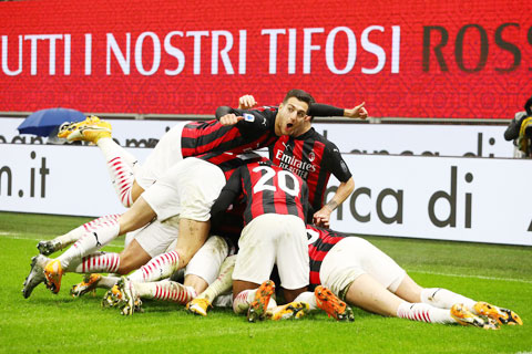 Cho đến lúc này, AC Milan là đội duy nhất bất bại ở mùa 2020/21 tính ở 5 giải hàng đầu châu Âu