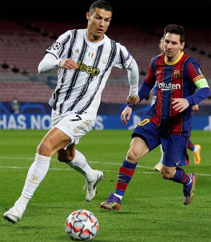 Ronaldo từng giúp Juventus đè bẹp Barca 3-0 tại vòng bảng Champions League mùa này