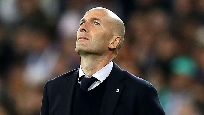 Zidane lười thay người trong trận Elche vs Real 