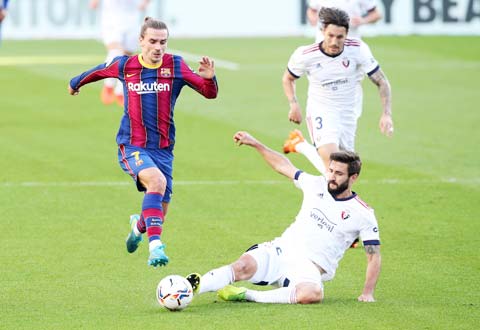 Griezmann và các đồng đội phải thắng trận Huesca vs Barca nếu muốn đua tranh chức vô địch