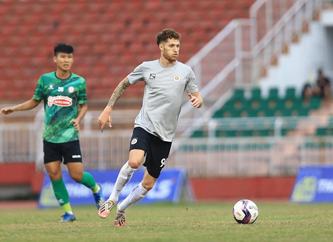 Tân binh khác của Hà Nội FC là Geovane vẫn chưa nhập cuộc như mong đợi 