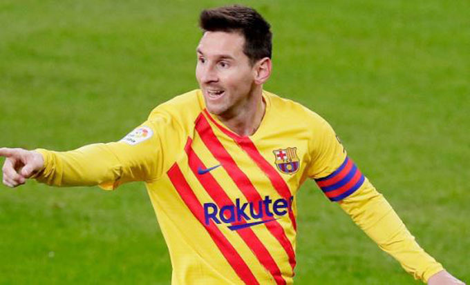 Messi khởi đầu năm 2021 bằng 1 cú đúp