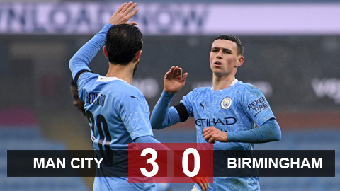 Kết quả Man City 3-0 Birmingham: Màn dạo chơi ở Etihad Kết quả Man City 3-0 Birmingham: Màn dạo chơi ở Etihad