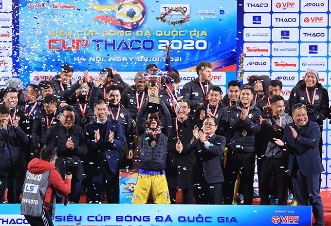 Hà Nội FC đoạt Siêu cúp Quốc gia 2020 