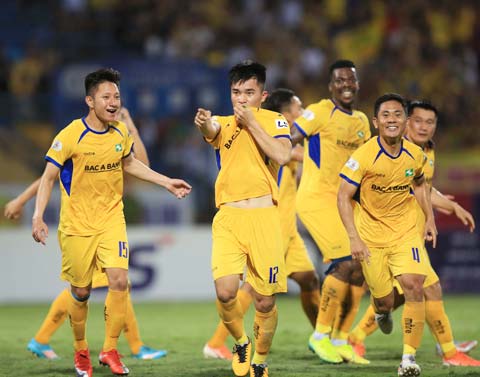 SLNA phát đi những tín hiệu tích cực trong quá trình chuẩn bị cho V.League 2021 - Ảnh: MINH TUẤN
