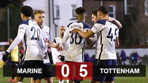 Kết quả Marine 0-5 Tottenham: Thắng trận "lịch sử", Spurs vào vòng 4 cúp FA
