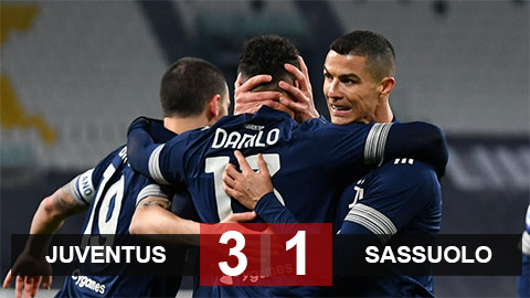 Kết quả Juventus 3-1 Sassuolo: Bà đầm già vào Top 4 Kết quả Juventus 3-1 Sassuolo: Bà đầm già vào Top 4