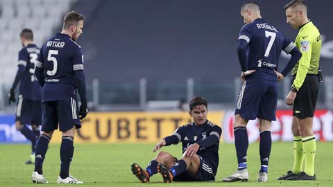 Dybala quá đen đủi