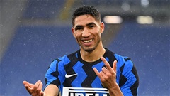 Achraf Hakimi đang là hậu vệ phải xuất sắc thứ hai thế giới Achraf Hakimi đang là hậu vệ phải xuất sắc thứ hai thế giới