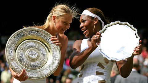 Serena Williams - Maria Sharapova, dù song song nhưng không hề ngược chiều 
