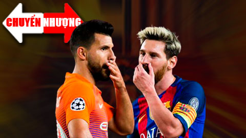 Tin chuyển nhượng 14/1: Barca lấy Aguero để 'dụ dỗ' Messi ở lại
