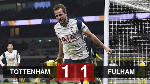 Kết quả Tottenham 1-1 Fulham: Tottenham lỡ cơ hội vào top 4 vì hàng thủ