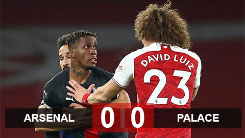 Kết quả Arsenal 0-0 Crystal Palace: Pháo thủ vẫn ở nửa dưới BXH Kết quả Arsenal 0-0 Crystal Palace: Pháo thủ vẫn ở nửa dưới BXH