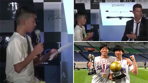 Cậu bé Nhật Bản đổi đời từ lời khuyên của Ronaldo